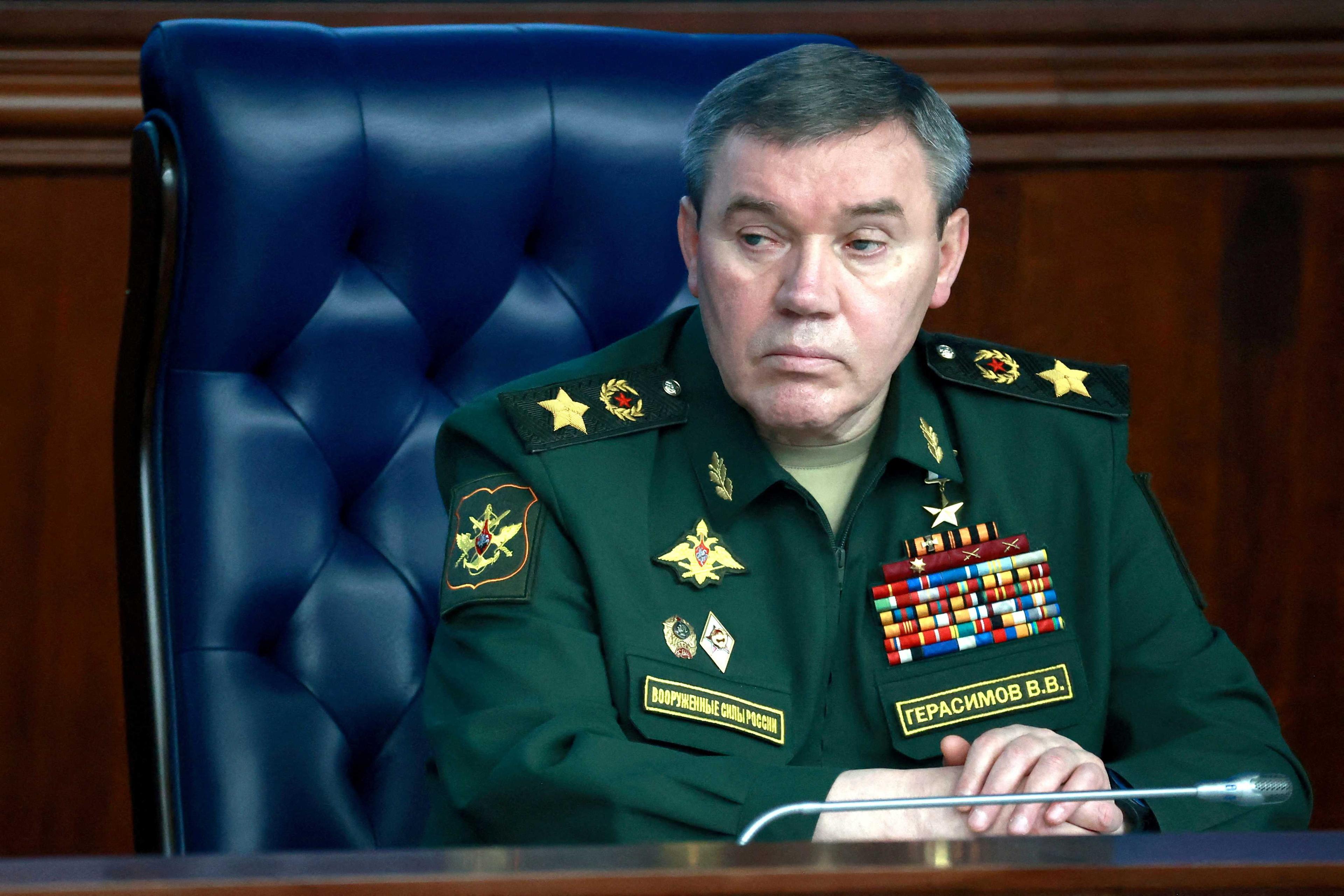 Chief of the General Staff of Russian Armed Forces Valery Gerasimov attends an annual meeting of the Defence Ministry Board in Moscow, Russia, Dec 21, 2022. Photo: Reuters