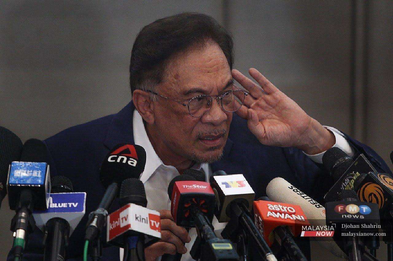 Presiden PKR Anwar Ibrahim.