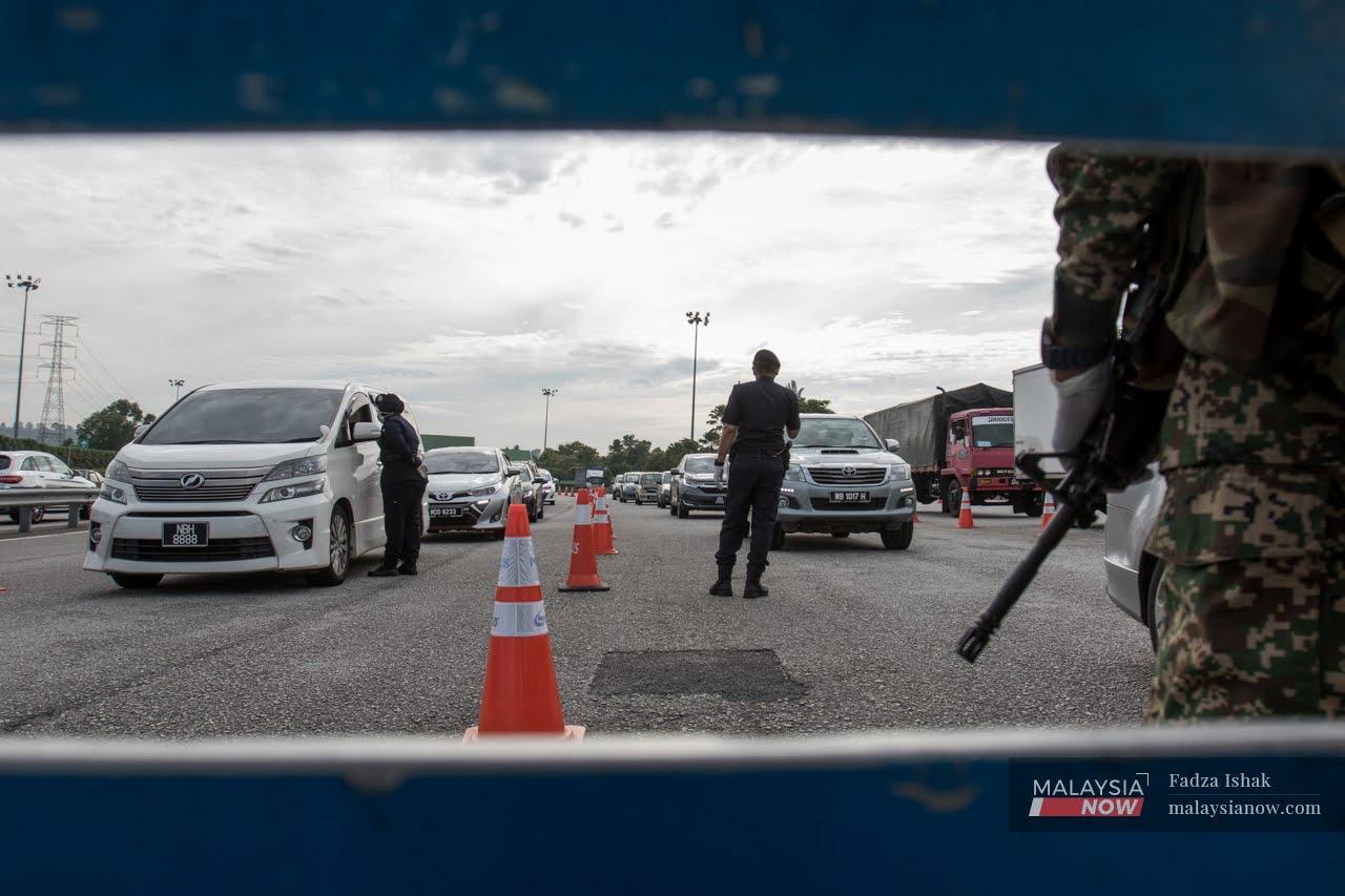 Roadblock - Covid - Setia Alam