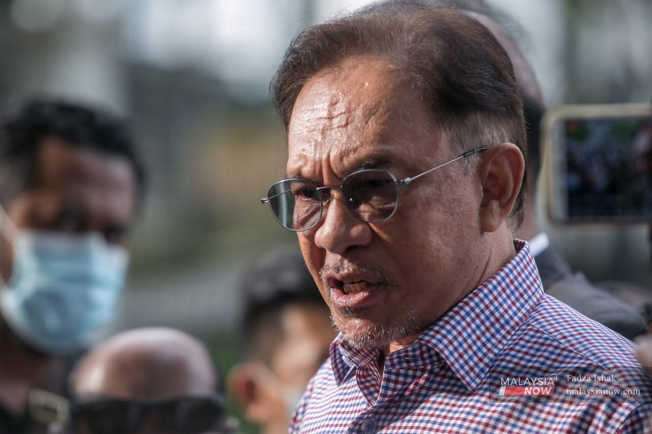Presiden PKR Anwar Ibrahim. Gambar: Bernama