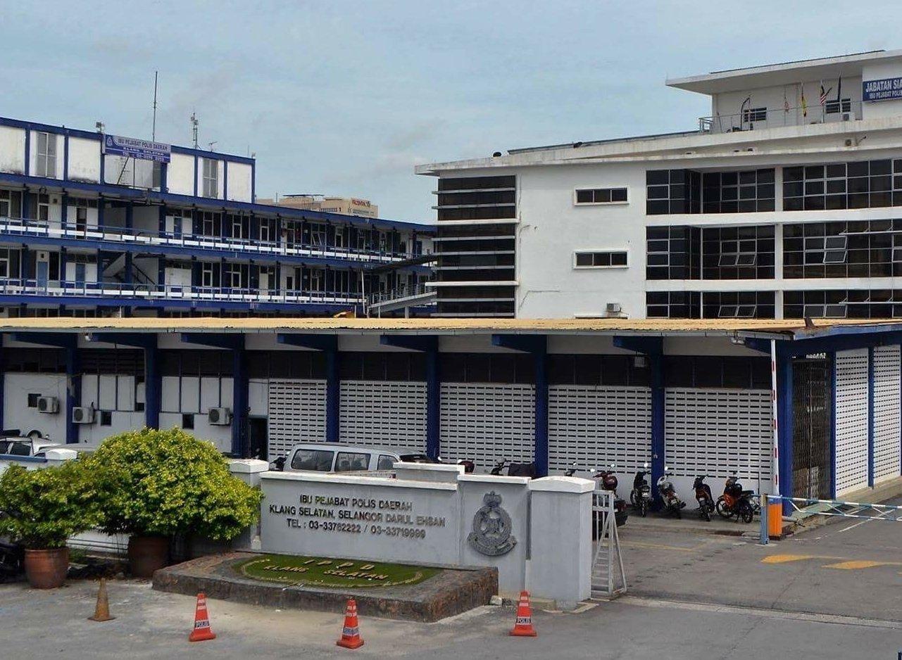 Ibu Pejabat Polis Daerah Klang Selatan tempat di mana anggota polis itu bertugas. Gambar: Facebook.