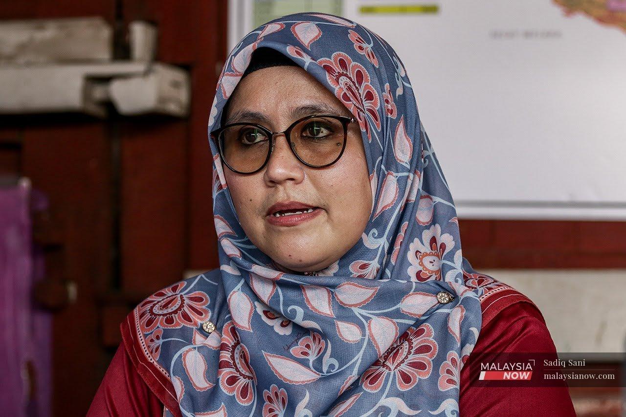 Mas Ermieyati Samsudin, calon Perikatan Nasional bagi kerusi Tanjung Bidara.