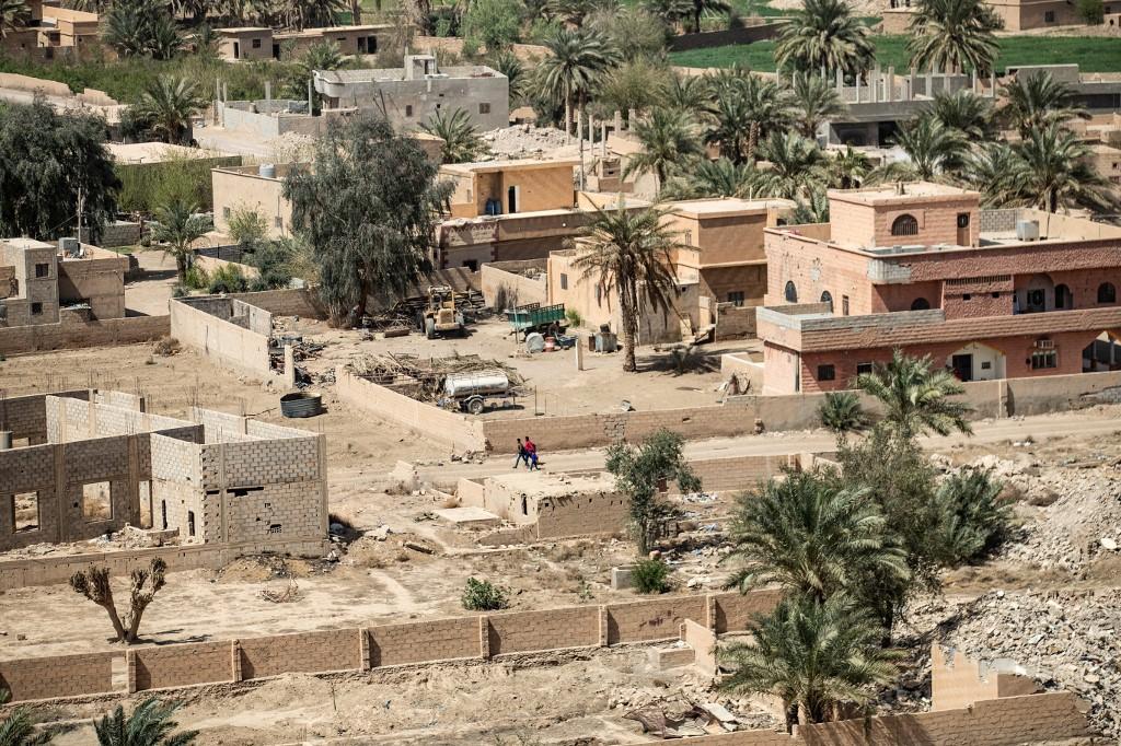 This picture shows a partial view of the village of Baghuz in Syria's northern Deir Ezzor province, on March 24, where two years ago, the Islamic State Group made their last stand before being defeated. Photo: AFP
