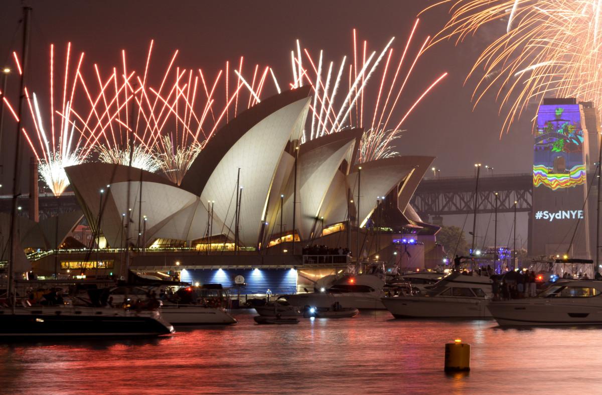 Sydney is one of the world's first major cities to welcome each New Year, with a public countdown and fireworks display over its iconic Opera House. Photo: AFP