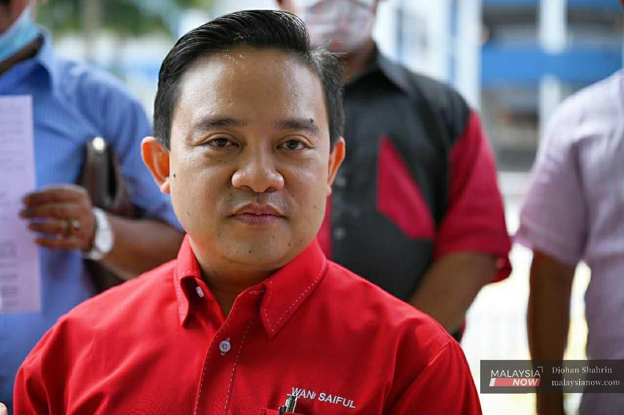 Ketua Penerangan Bersatu Wan Saiful Wan Jan.