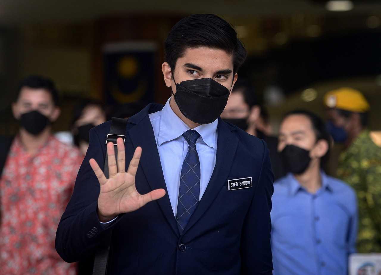 Ahli Parlimen Muar Syed Saddiq Syed Abdul Rahman di Mahkamah Tinggi Kuala Lumpur hari ini. Gambar: Bernama