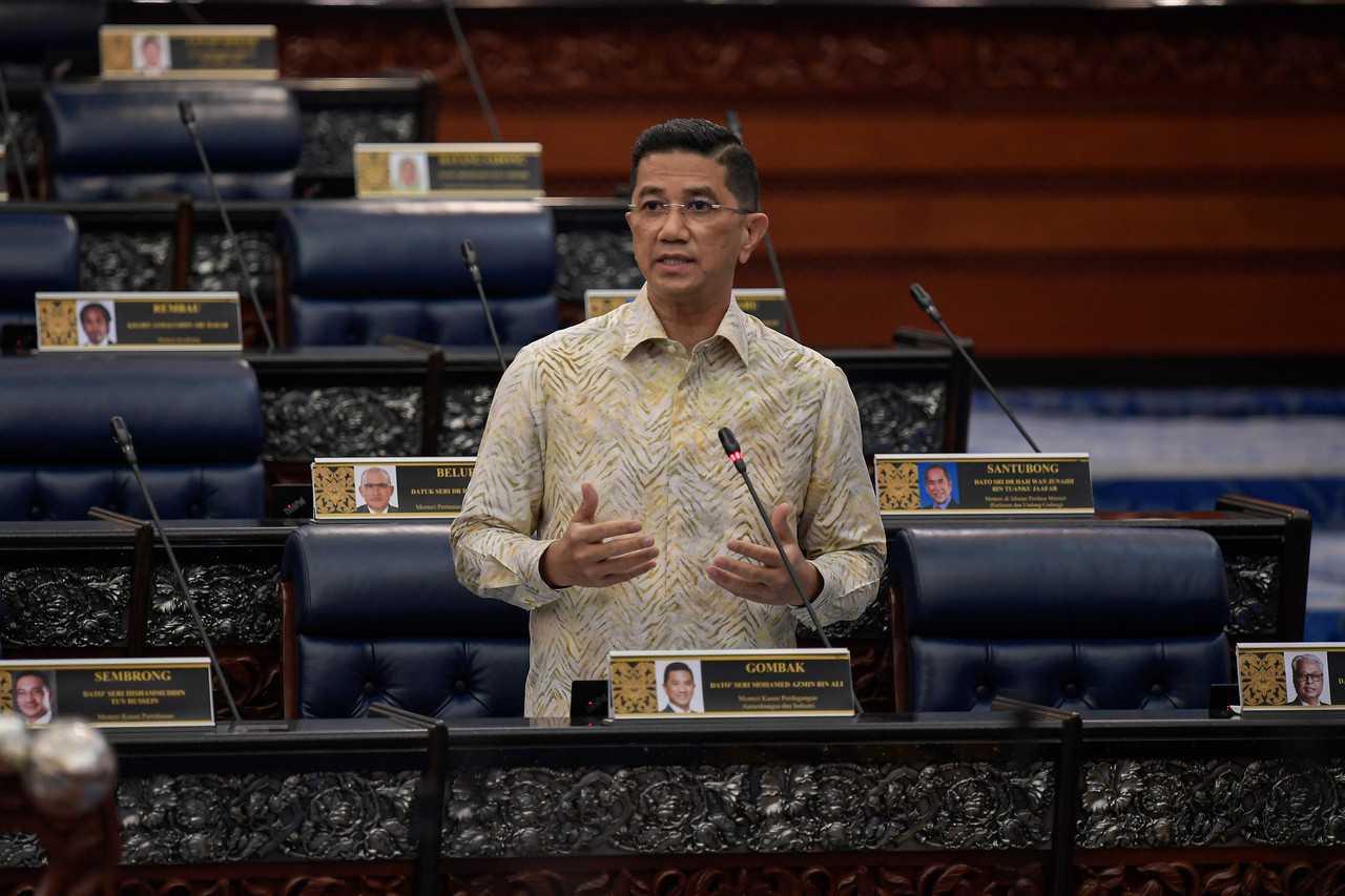 Menteri Perdagangan Antarabangsa dan Industri Mohamed Azmin Ali. Gambar: Bernama
