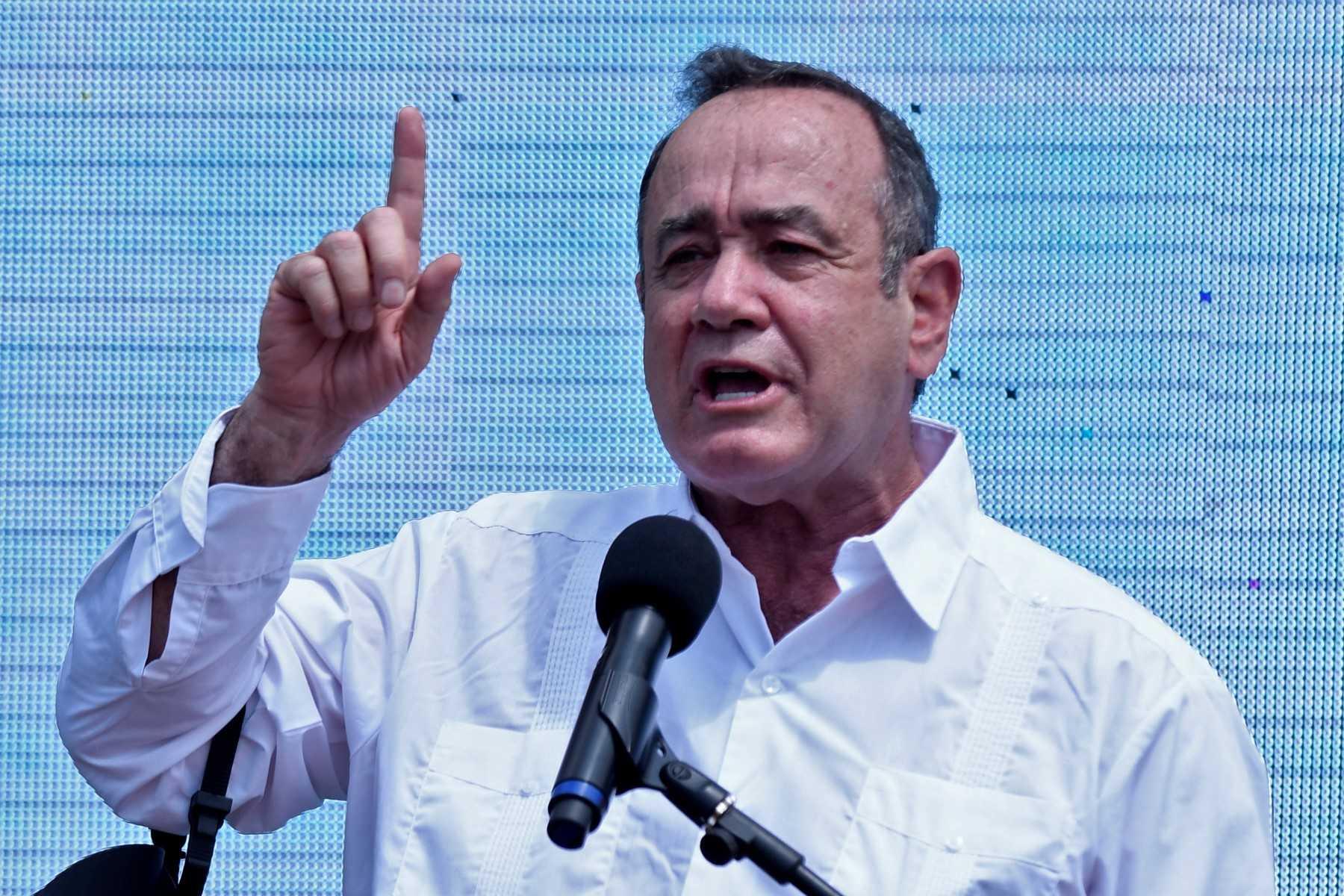 Presiden Guatemala Alejandro Giammattei. Gambar: AFP