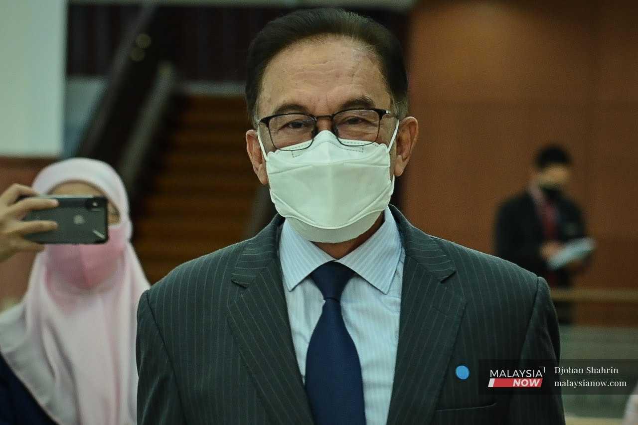 Opposition leader Anwar Ibrahim.