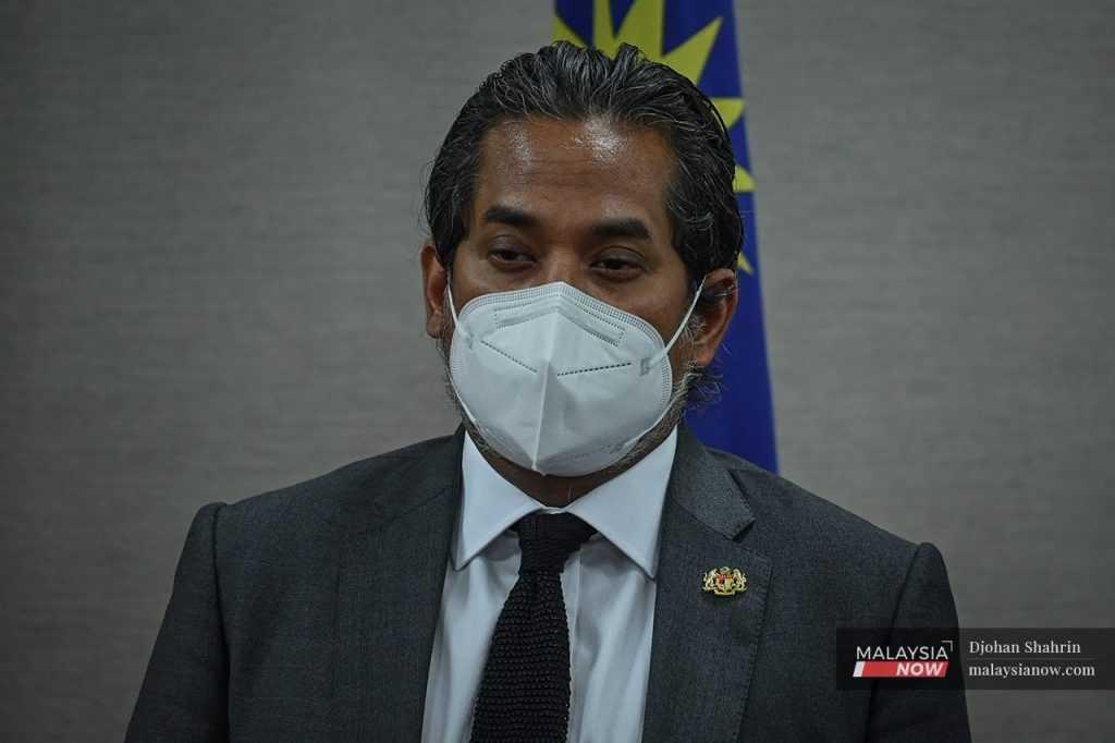 Menteri Kesihatan Khairy Jamaluddin.