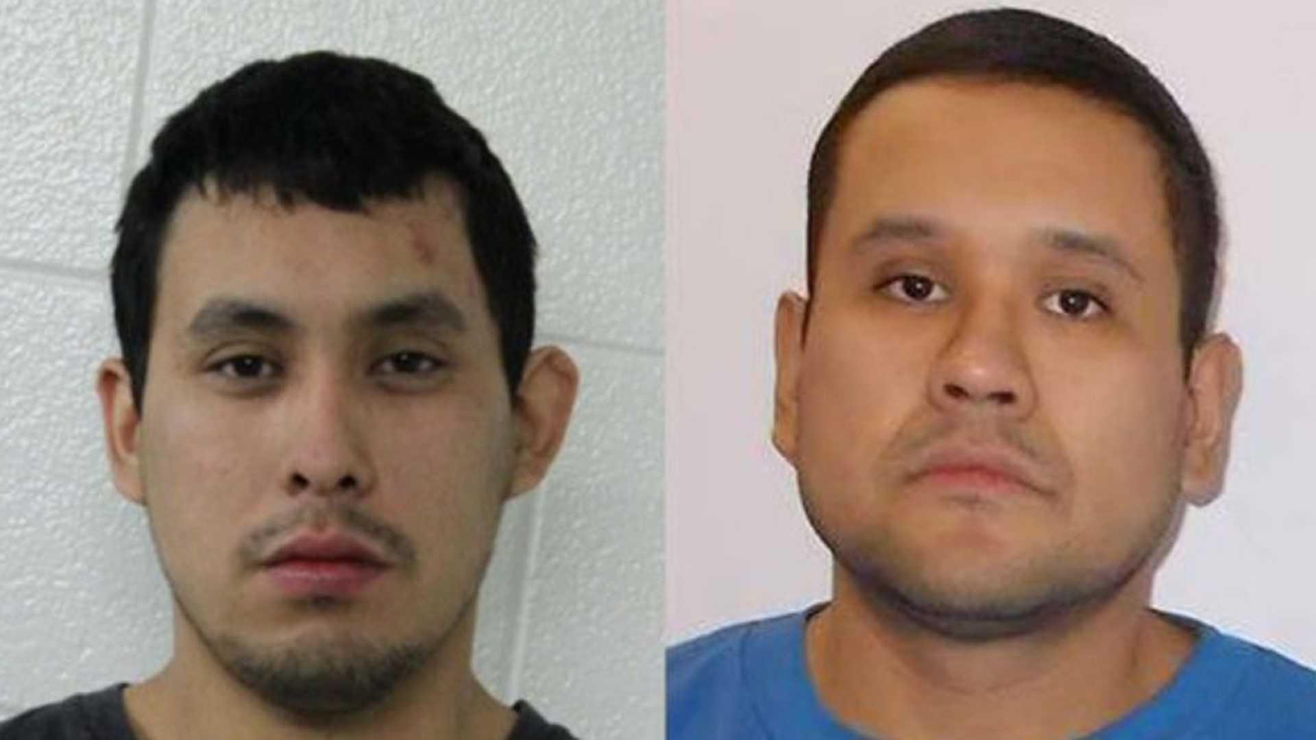 This handout conbination of photos released on Sept 4 by the Saskatchewan Royal Canadian Mounted Police shows Damien Sanderson and Myles Sanderson, the two suspects in the stabbings in the Saskatchewan province in Canada. Photo: AFP