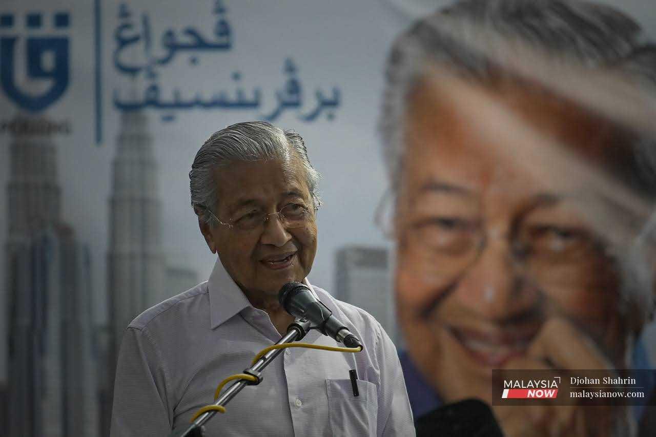 Pejuang chairman Dr Mahathir Mohamad.
