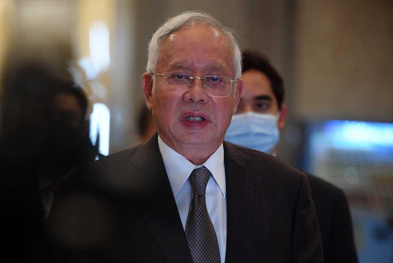 Former prime minister Najib Razak. Photo: Bernama
