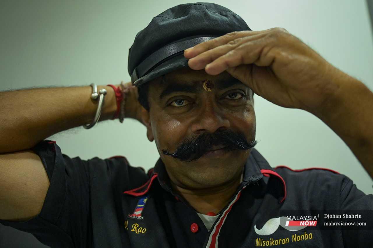Tour bus driver S Venkateswra Rao has always loved his moustache but never thought that there would be a community of like-minded Malaysians out there.