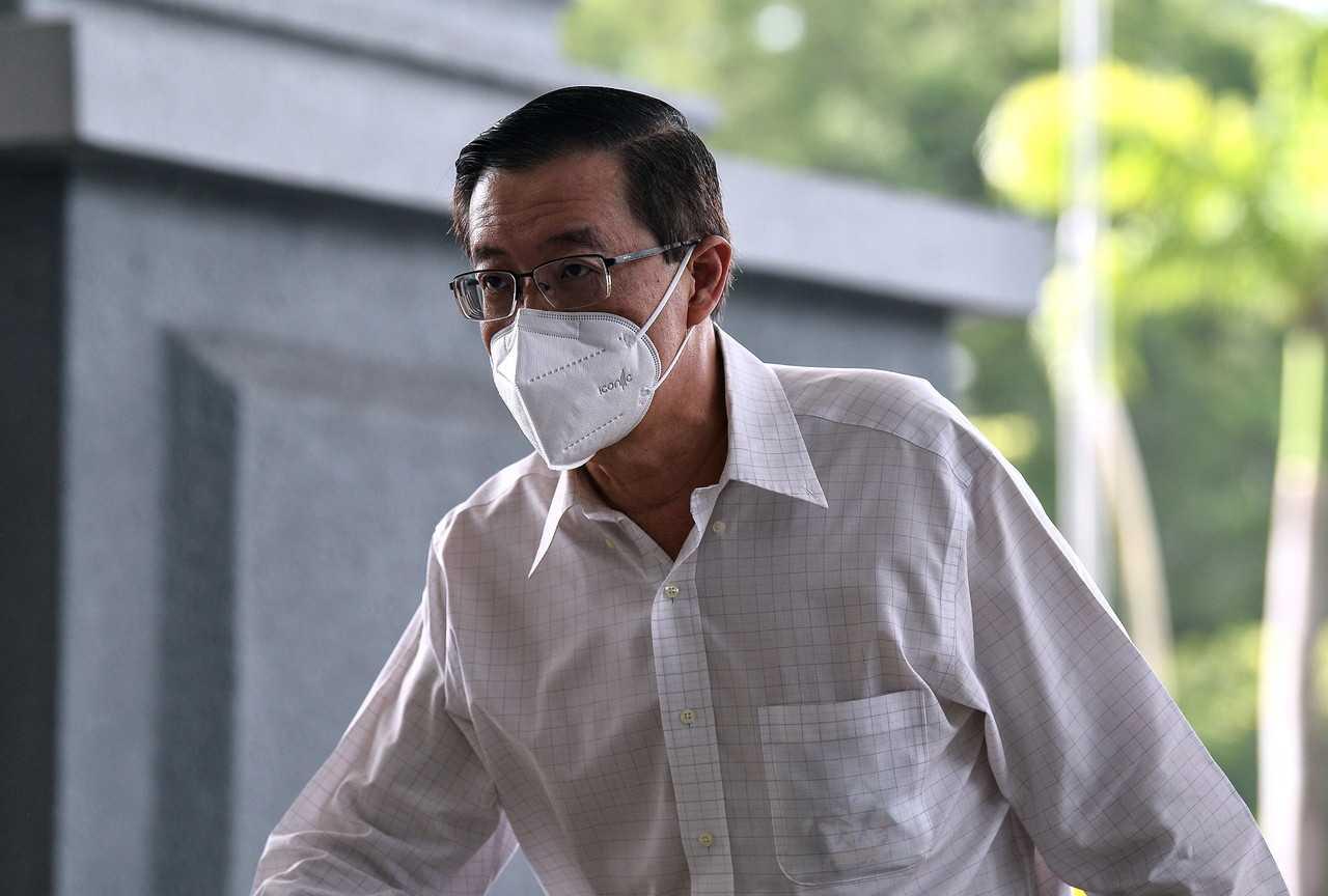 Bekas ketua menteri Pulau Pinang Lim Guan Eng di Kompleks Mahkamah Kuala Lumpur. Gambar: Bernama