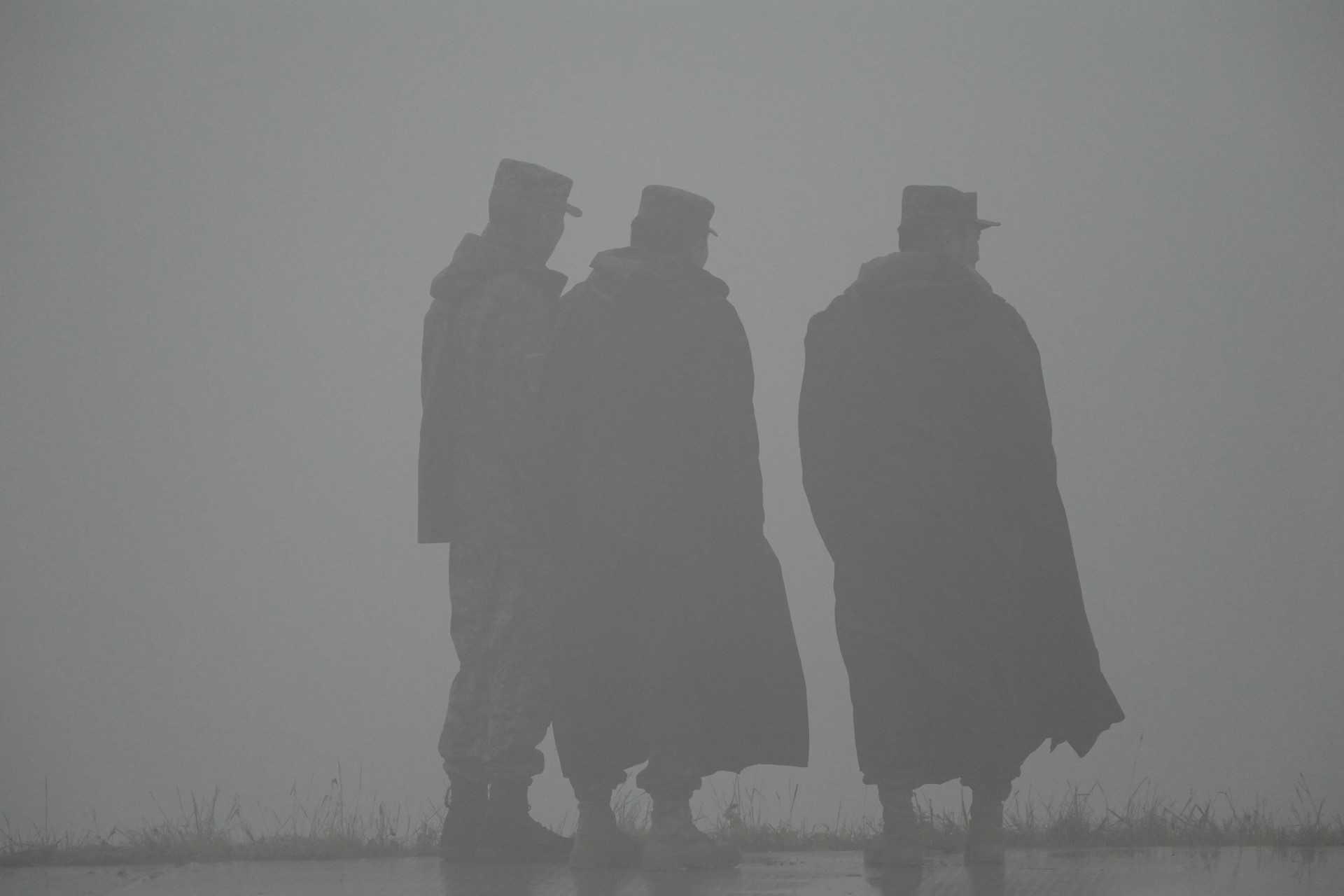 Russian servicemen take part in the 'Vostok-2022' military exercises at the Sergeevskyi training ground outside the city of Ussuriysk on the Russian Far East on Sept 6. Photo: AFP