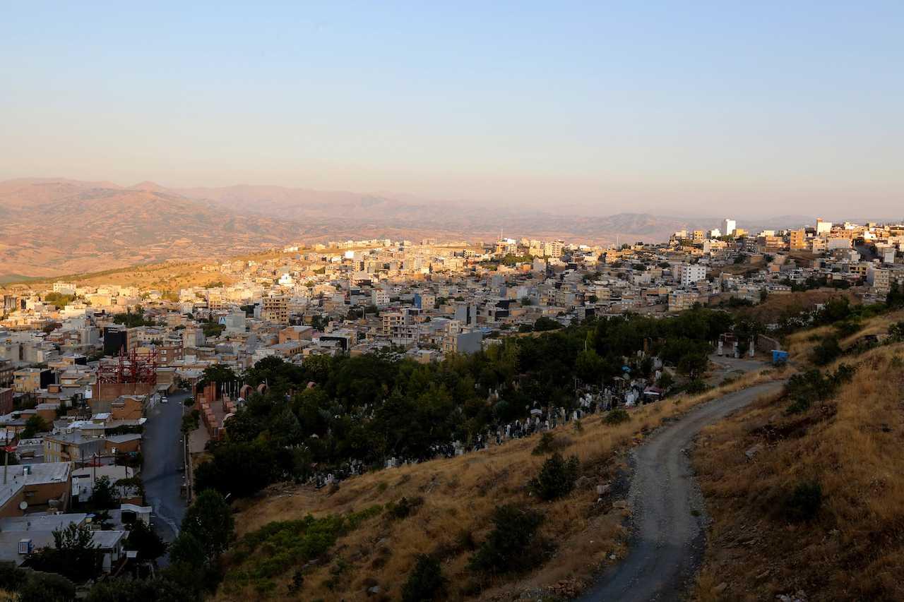 A general view of a town in Iran's West Azerbaijan province, seen in this 2020 file photo. Photo: AFP