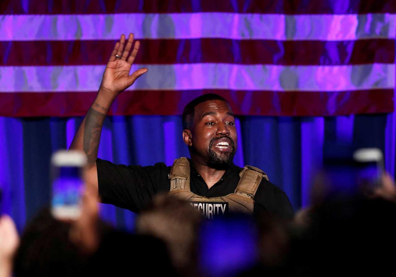Rapper Kanye West. Photo: Reuters