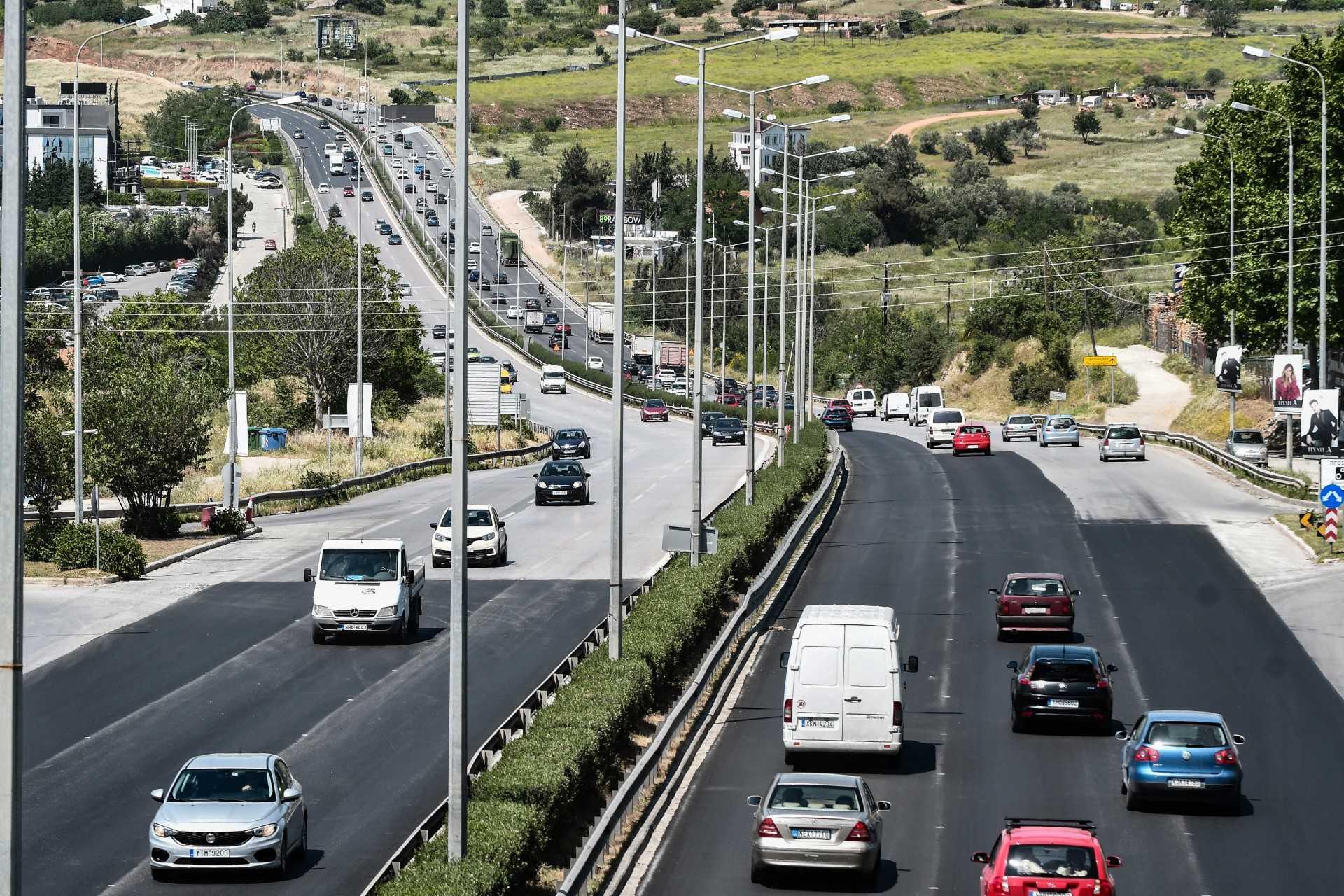 A view of traffic on the ring road of Thessaloniki, Greece, on May 18. Photo: AFP