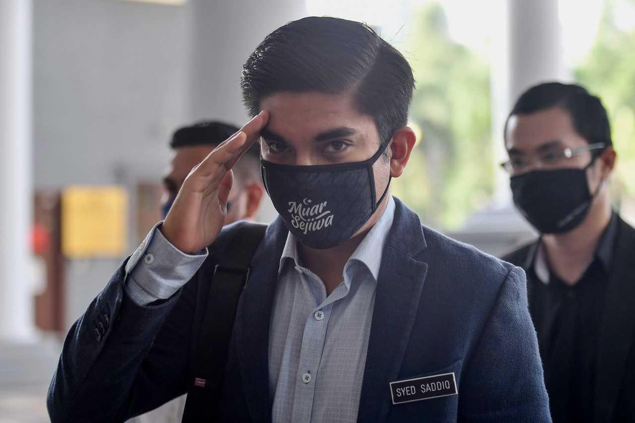 Former youth and sports minister Syed Saddiq Syed Abdul Rahman. Photo: Bernama