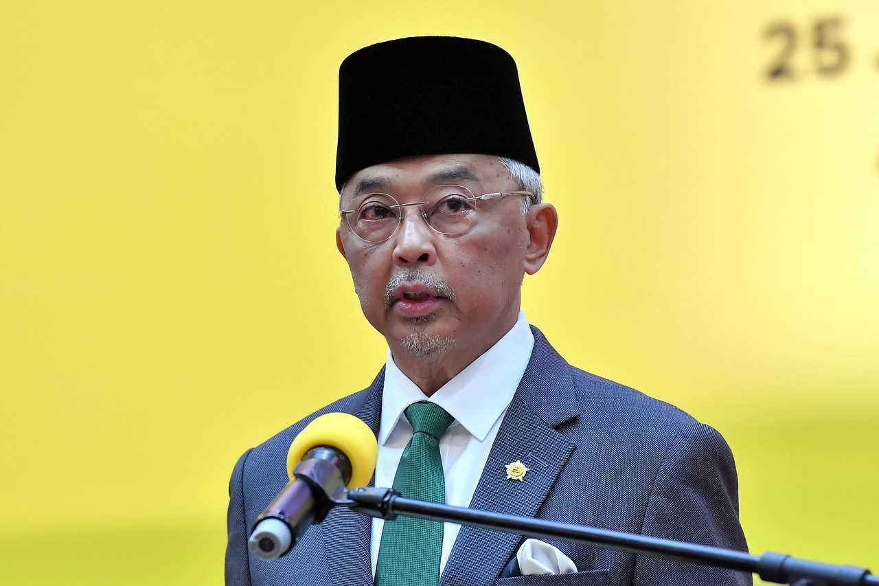 Yang di-Pertuan Agong Sultan Abdullah Sultan Ahmad Shah. Photo: Bernama