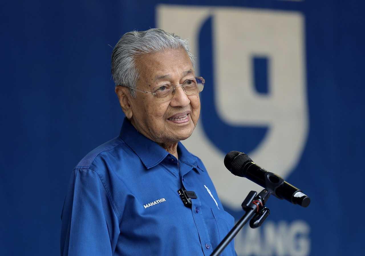 Former prime minister Dr Mahathir Mohamad. Photo: Bernama