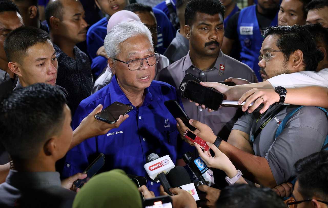 Prime Minister Ismail Sabri Yaakob speaks to reporters in Kuala Lumpur yesterday. Photo: Bernama