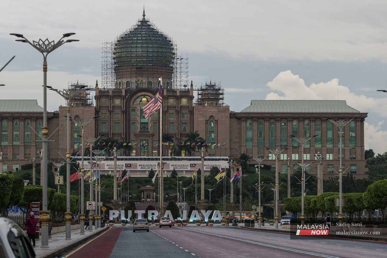 The Prime Minister's Office in Putrajaya, the occupant of which will be determined in the 15th general election. 