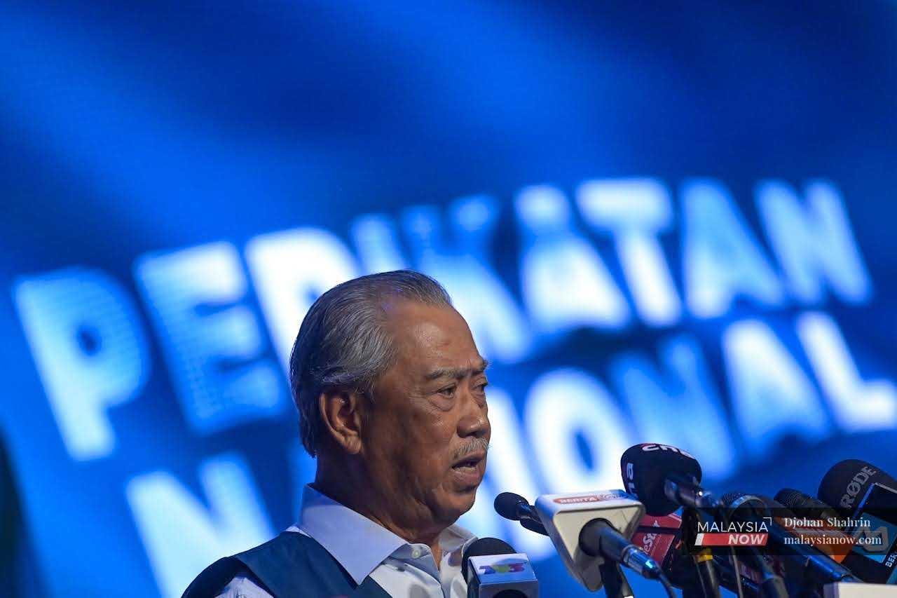 Perikatan Nasional chairman Muhyiddin Yassin.