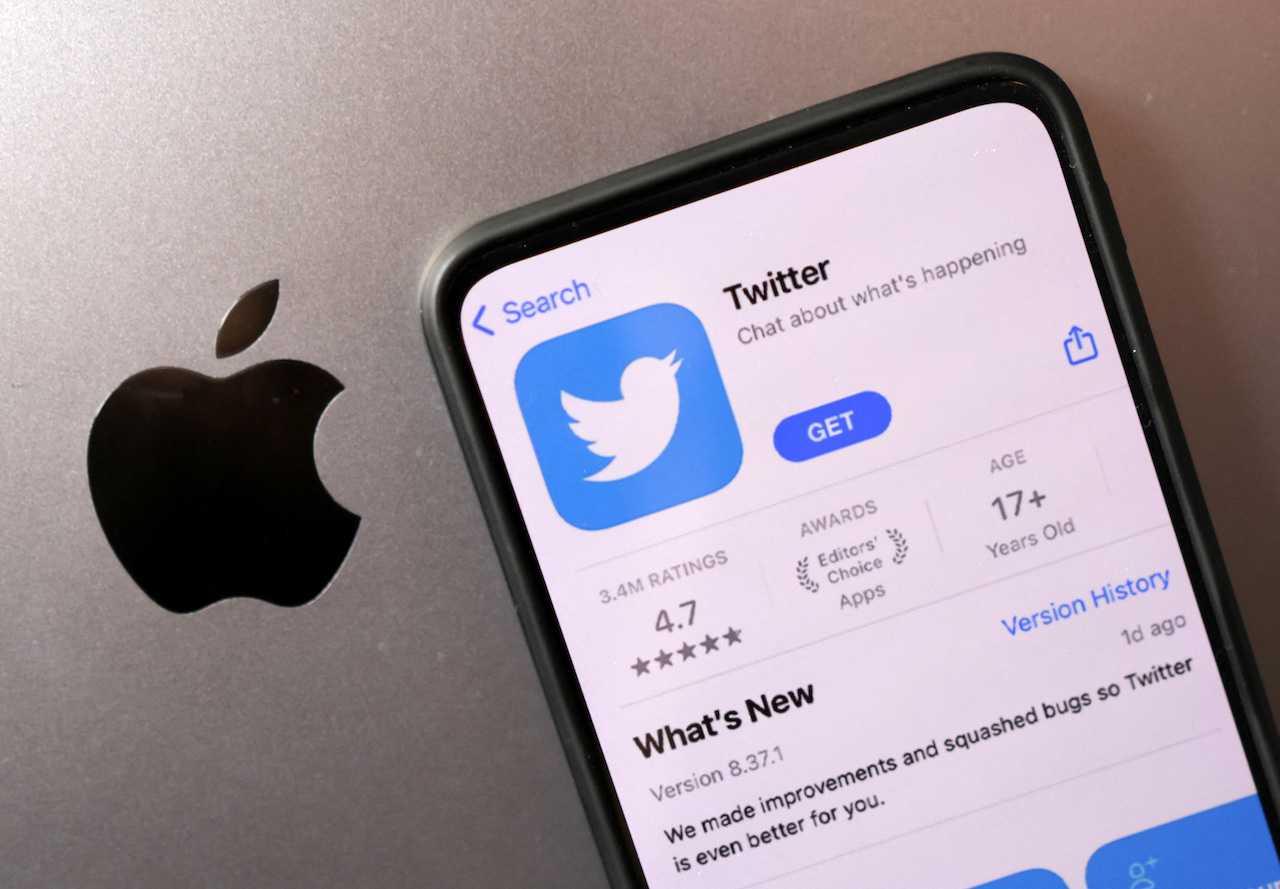 Twitter owner Elon Musk opened fire on the planet's most valuable company early this week over fees and rules at the App Store, saying Apple had threatened to oust his recently acquired social media platform. Photo: Reuters
