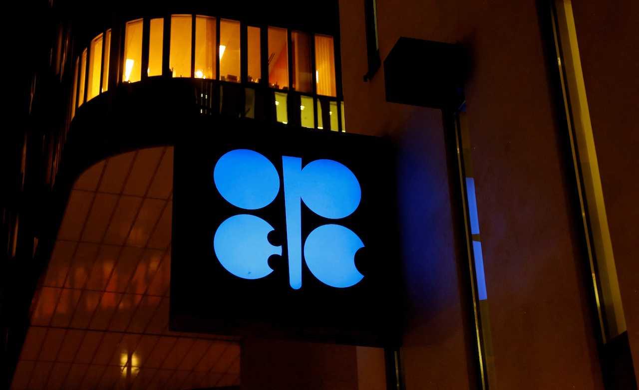 The logo of the Organization of the Petroleum Exporting Countries or Opec is seen at its headquarters in Vienna, Austria, Dec 5, 2018. Photo: Reuters