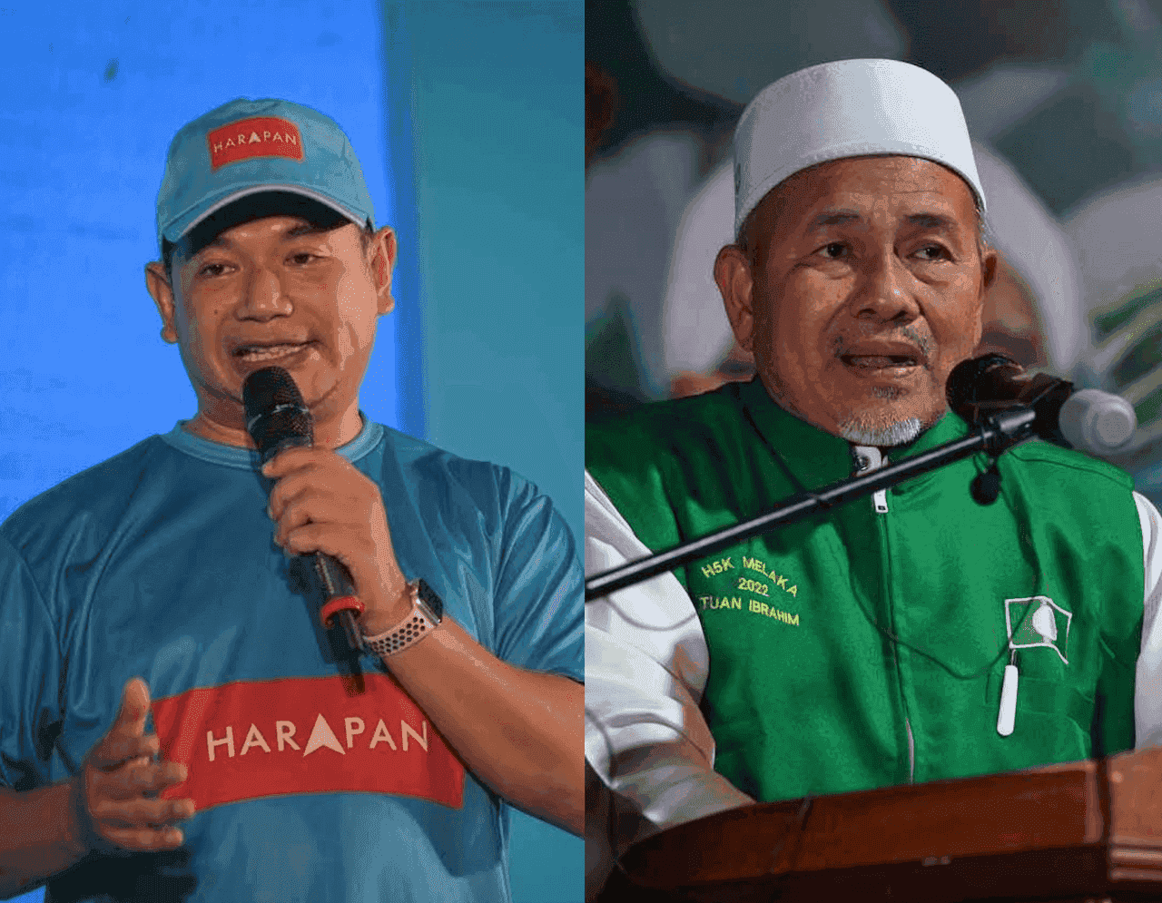 PKR deputy president Rafizi Ramli and his PAS counterpart Tuan Ibrahim Tuan Man.