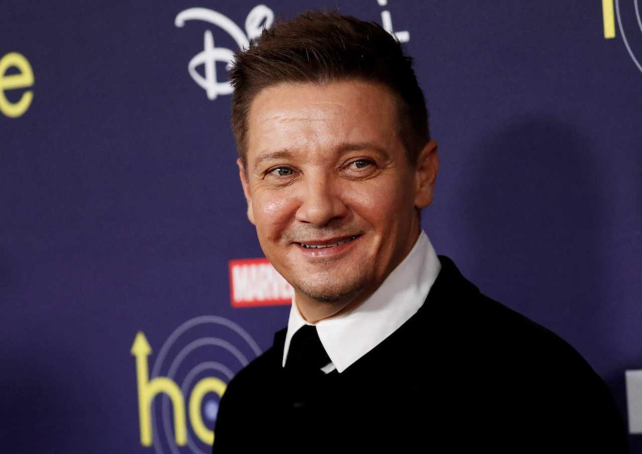 Actor Jeremy Renner poses for a picture during the premiere of the television series Hawkeye at El Capitan theatre in Los Angeles, California, Nov 17, 2021. Photo: Reuters
