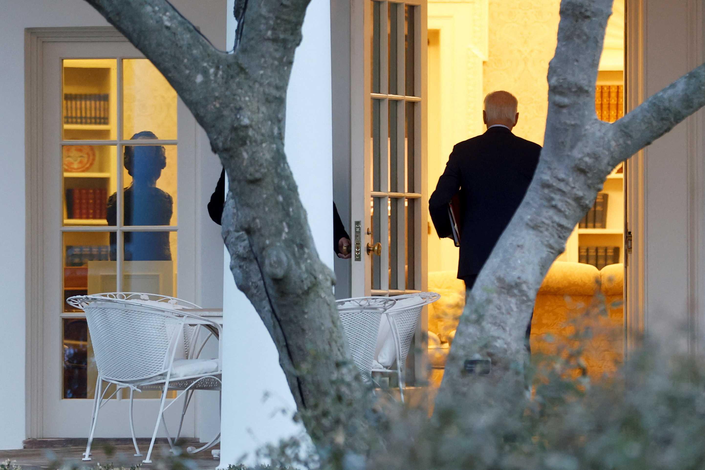 US President Joe Biden returns to the White House in Washington, US Jan 11. Photo: Reuters