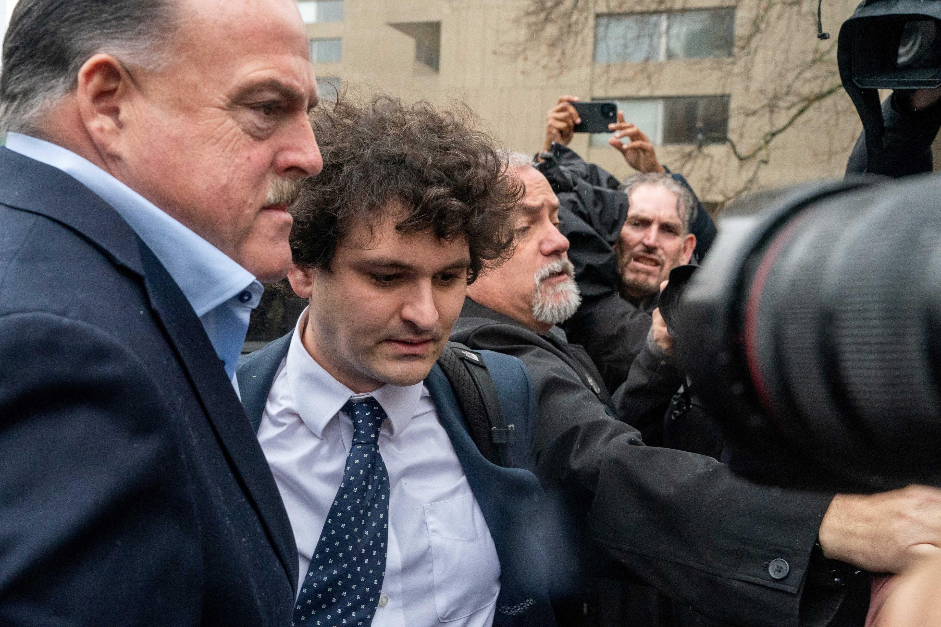 Former FTX Chief Executive Sam Bankman-Fried, who faces fraud charges over the collapse of the bankrupt cryptocurrency exchange, arrives on the day of a hearing at Manhattan federal court in New York City, US Jan 3. Photo: Reuters