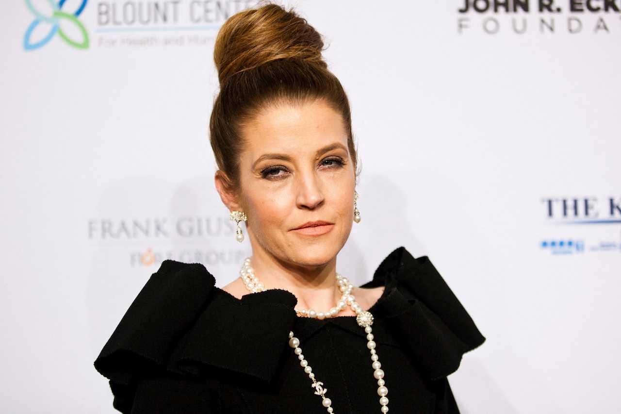Singer Lisa Marie Presley arrives at the Elton John AIDS Foundation's 12th Annual benefit gala at Cipriani in New York City, Oct 15, 2013. Photo: Reuters