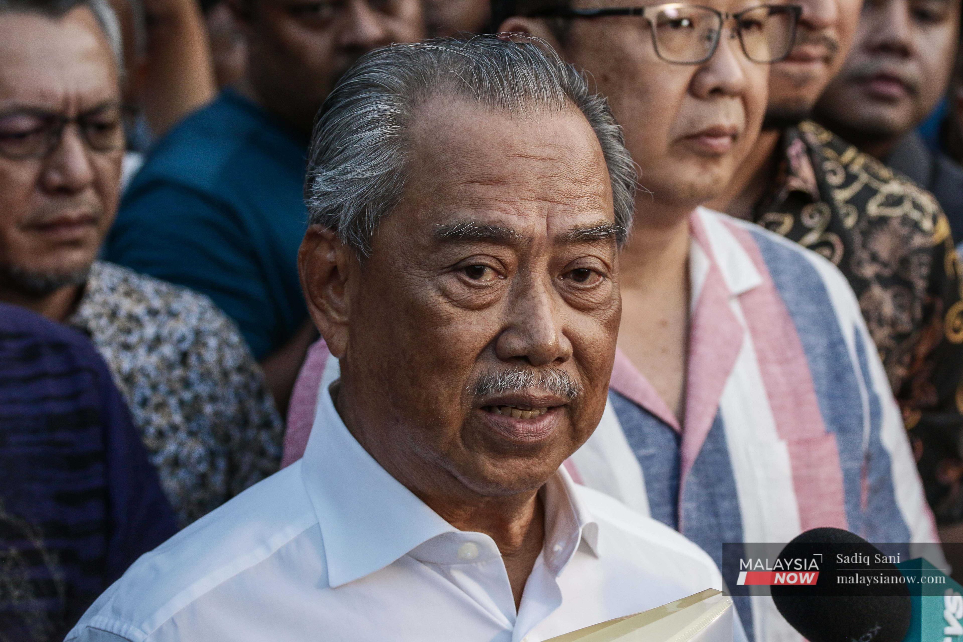 Pengerusi Perikatan Nasional Muhyiddin Yassin