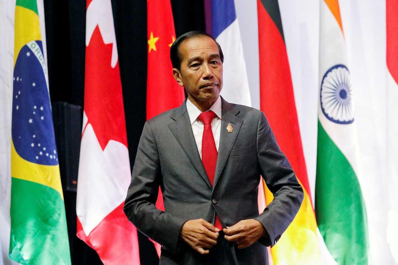 Indonesian President Joko Widodo attends a press conference after the G20 Leaders’ summit in Bali, Indonesia, Nov 16, 2022. Photo: Reuters