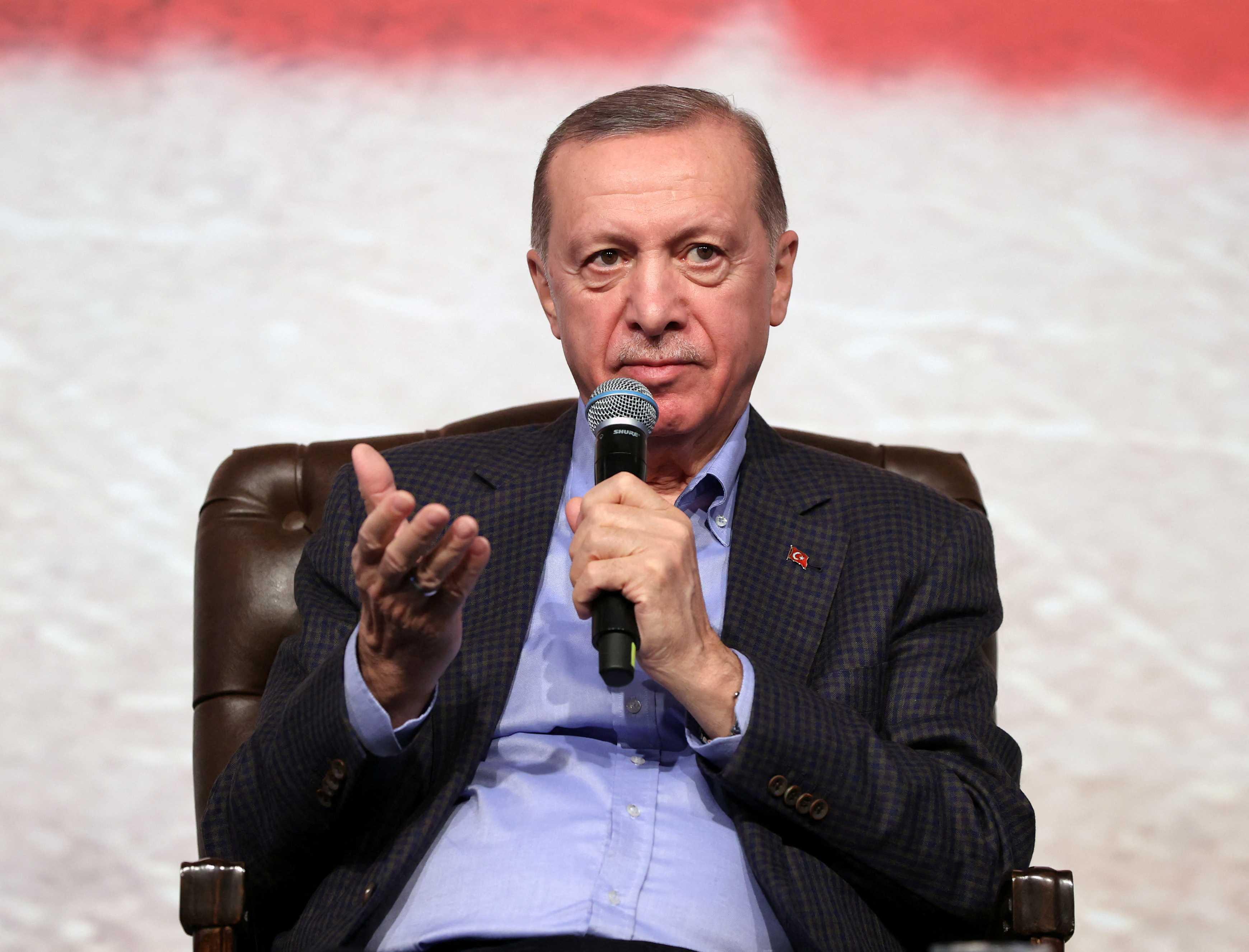 Turkish President Tayyip Erdogan talks during an event in Bilecik, Turkey Jan 27. Photo: Reuters