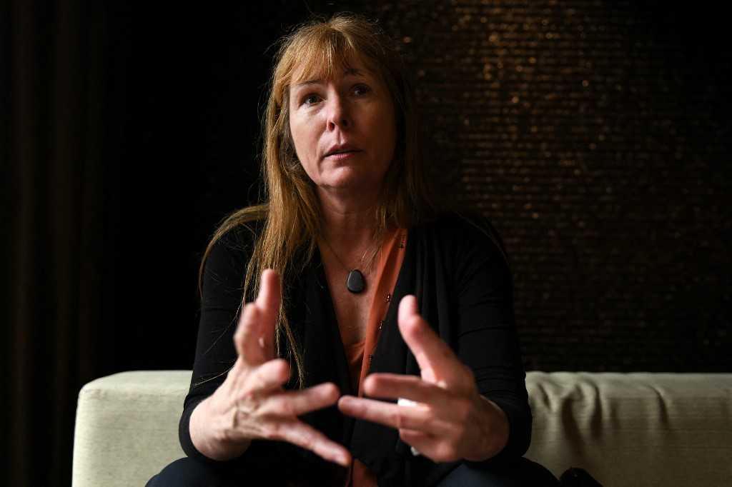 Sarawak Report editor Clare Rewcastle-Brown. Photo: AFP
