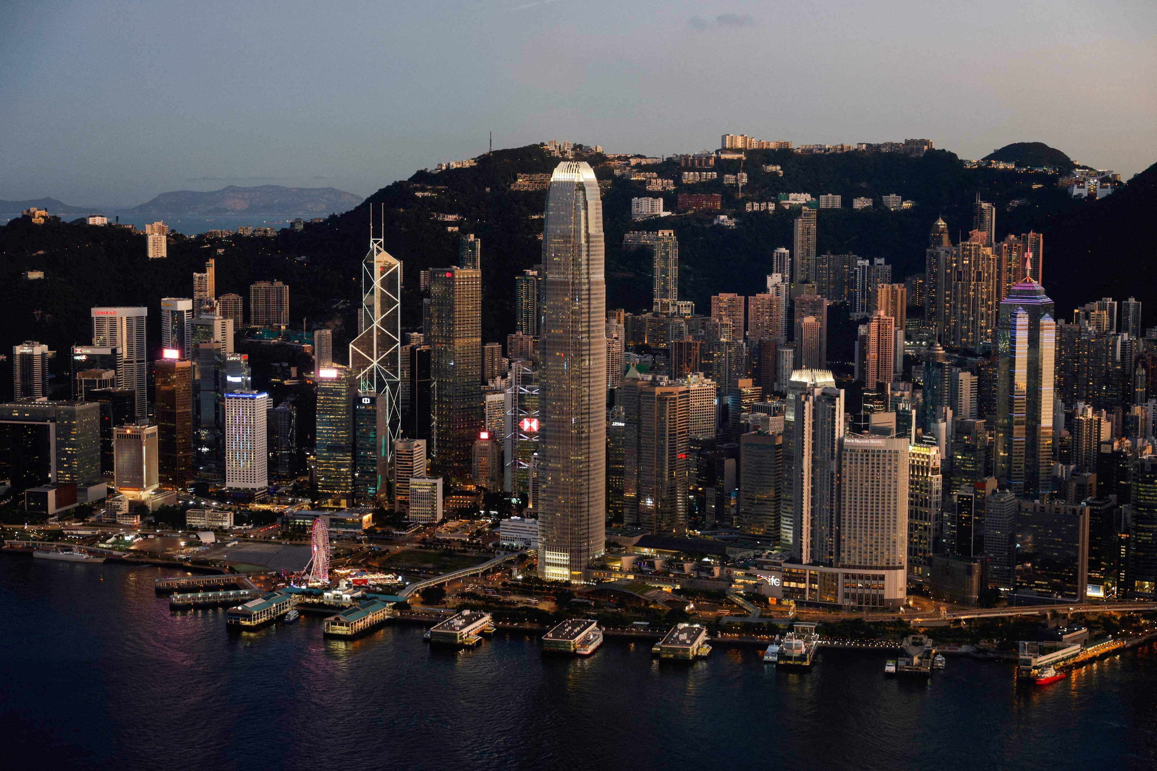 A general view of Hong Kong, China July 13, 2021. Photo: Reuters