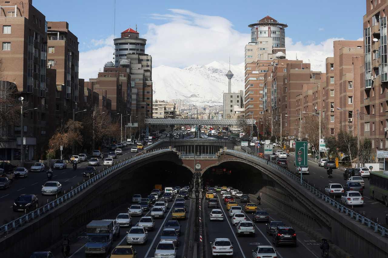 A general view of vehicular traffic in Tehran, Iran, Feb 1. PFAS or 'forever chemicals' have been used in tens of thousands of products, including cars, textiles and medical gear. Photo: Reuters
