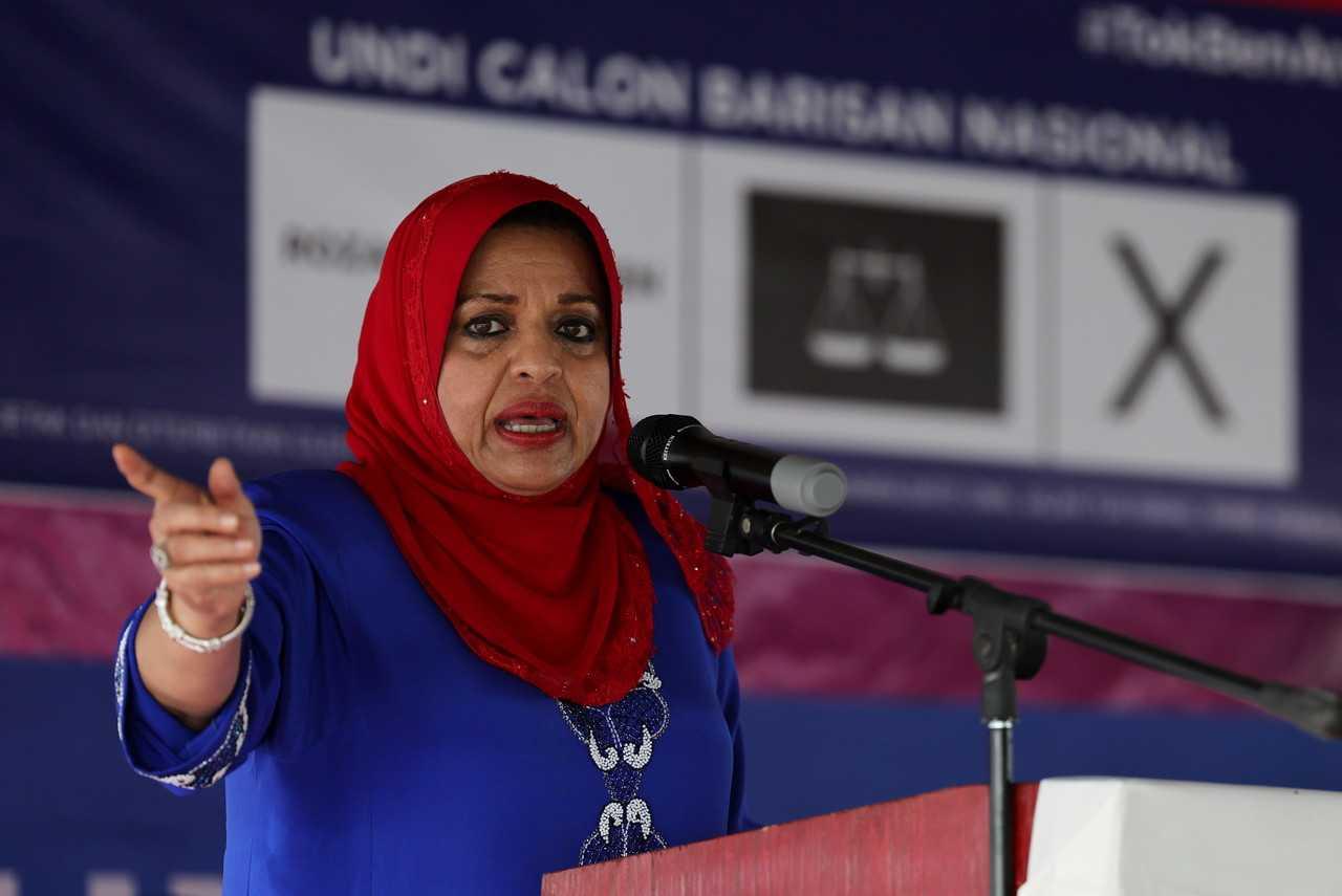 Bekas ketua wanita Umno Shahrizat Abdul Jalil. Gambar: Bernama