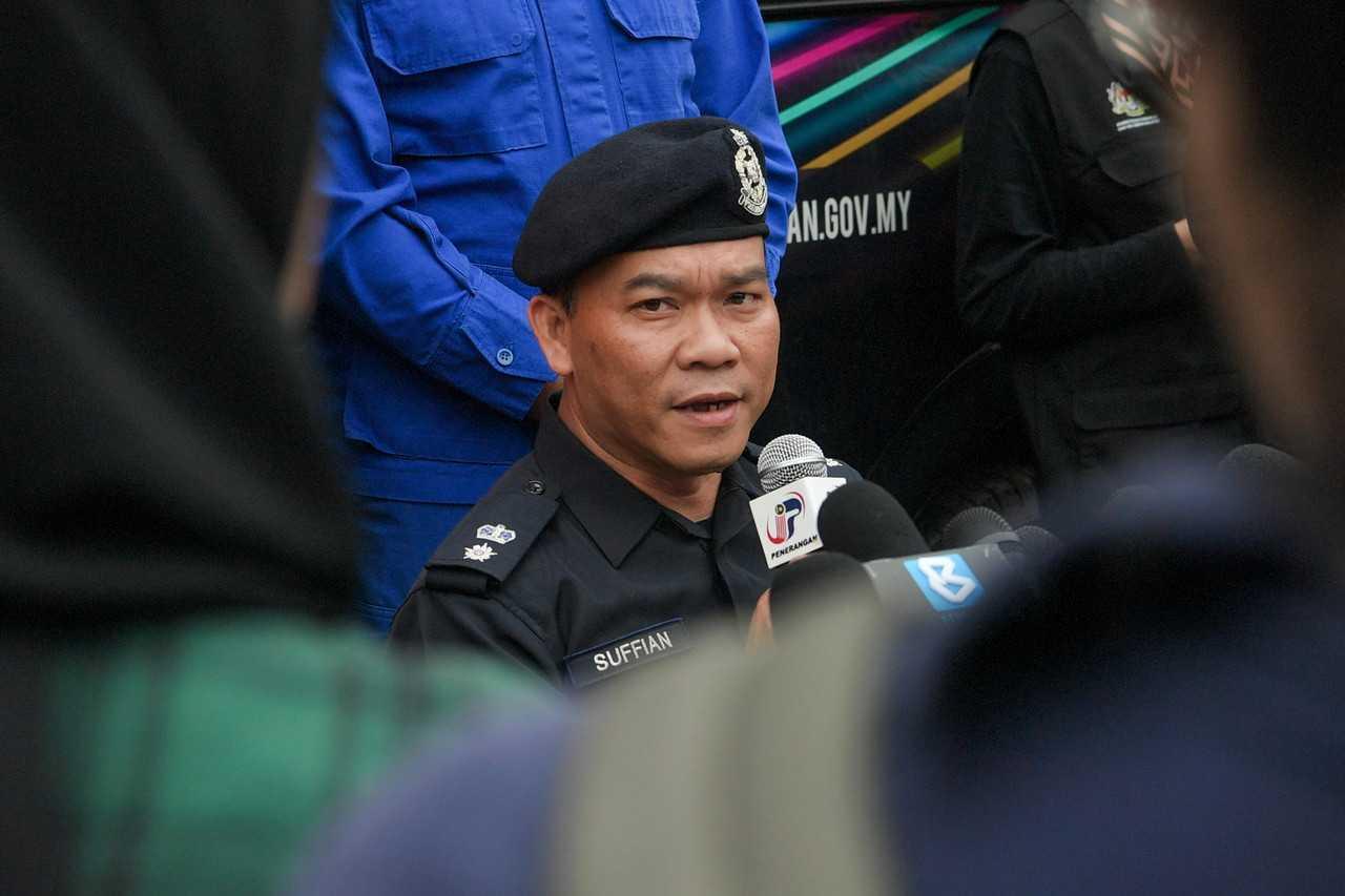 Hulu Selangor district police chief Suffian Abdullah. Photo: Bernama
