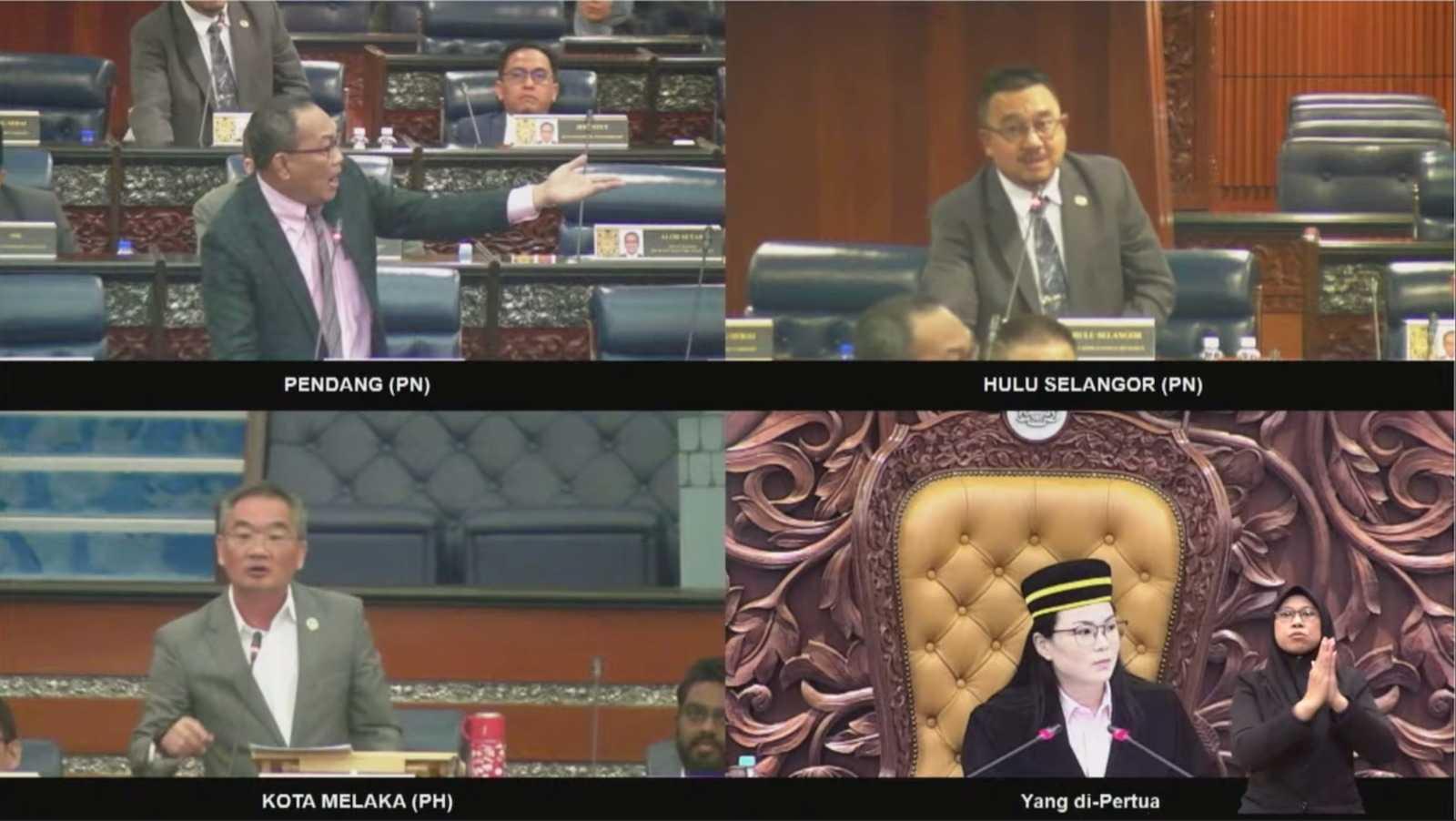 MPs trade barbs during the debate on the Supply Bill 2023 in the Dewan Rakyat, Feb 28.