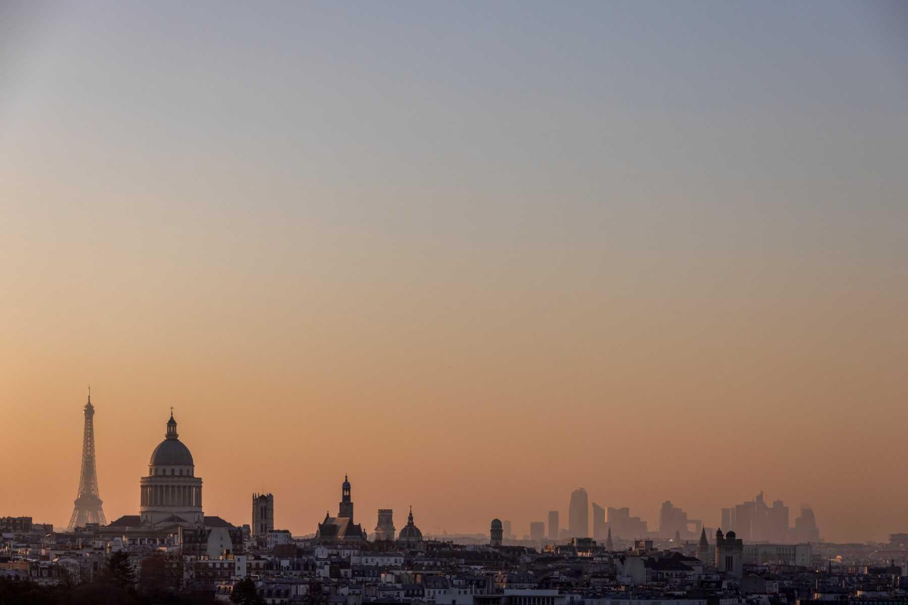 The Paris skyline, seen in this picture taken Feb 13. Photo: AFP