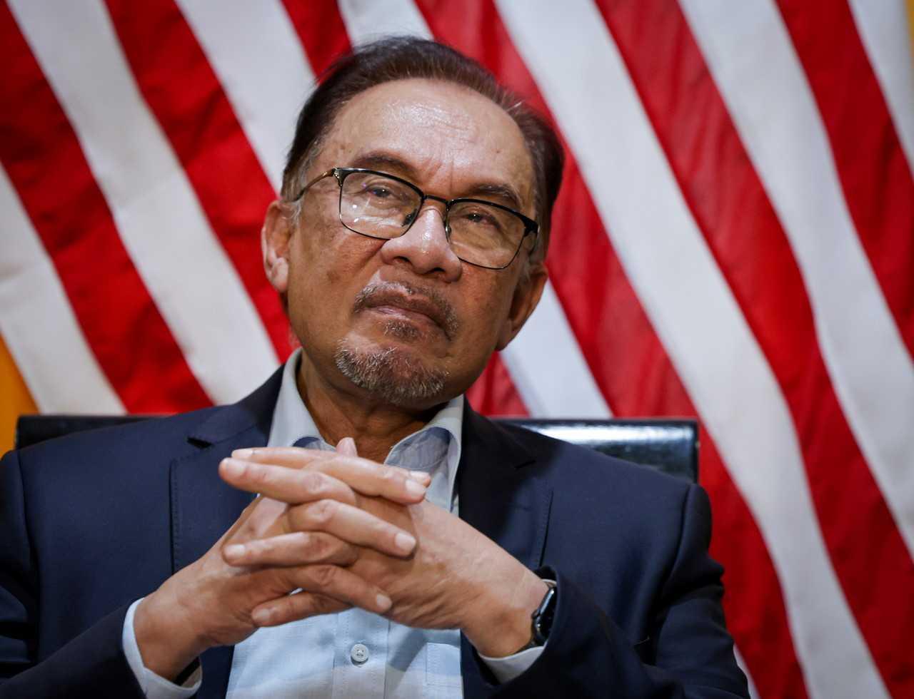 Perdana Menteri Anwar Ibrahim yang juga memegang jawatan menteri kewangan. Gambar: Bernama