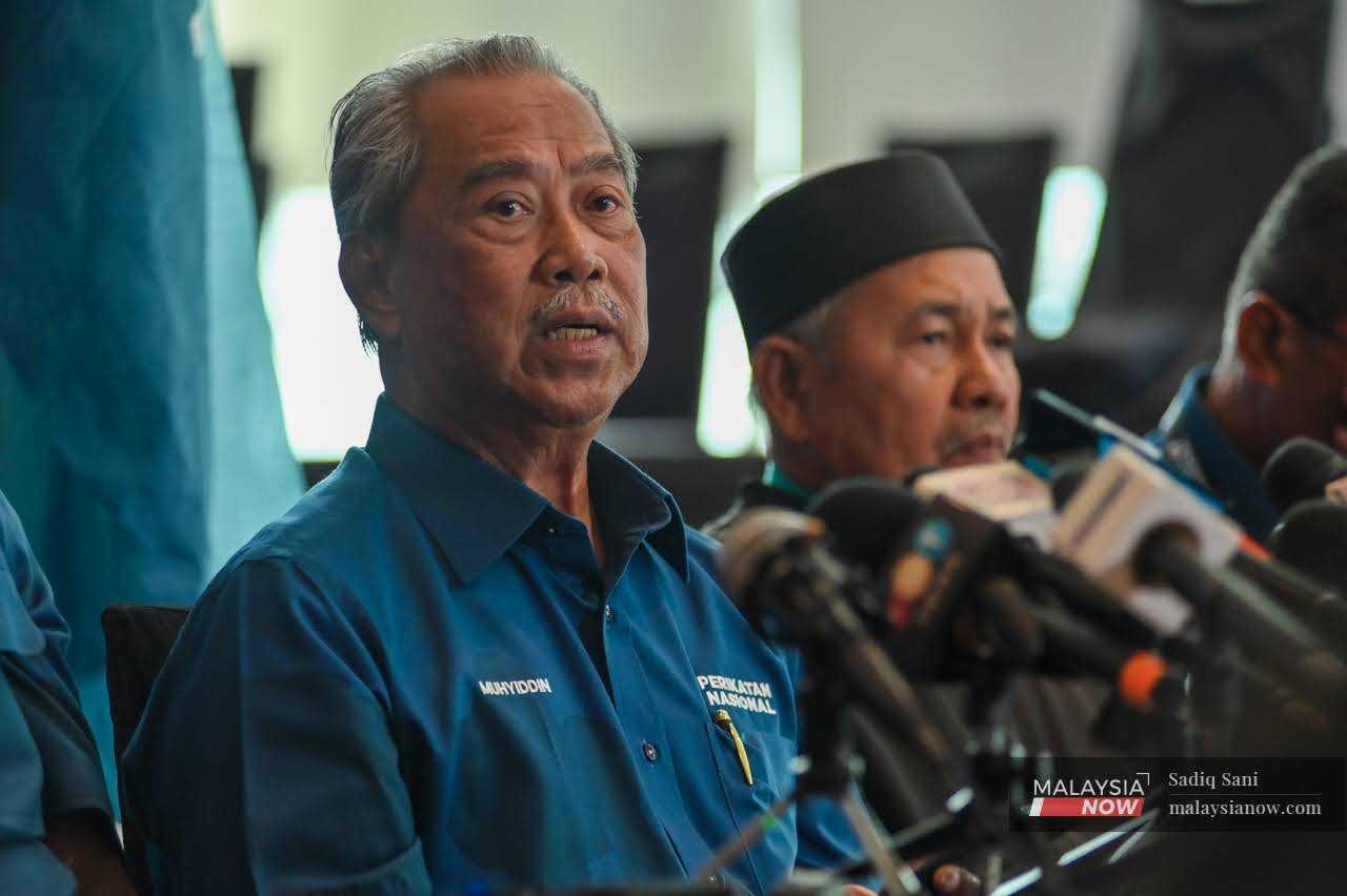 Pengerusi Perikatan Nasional Muhyiddin Yassin.