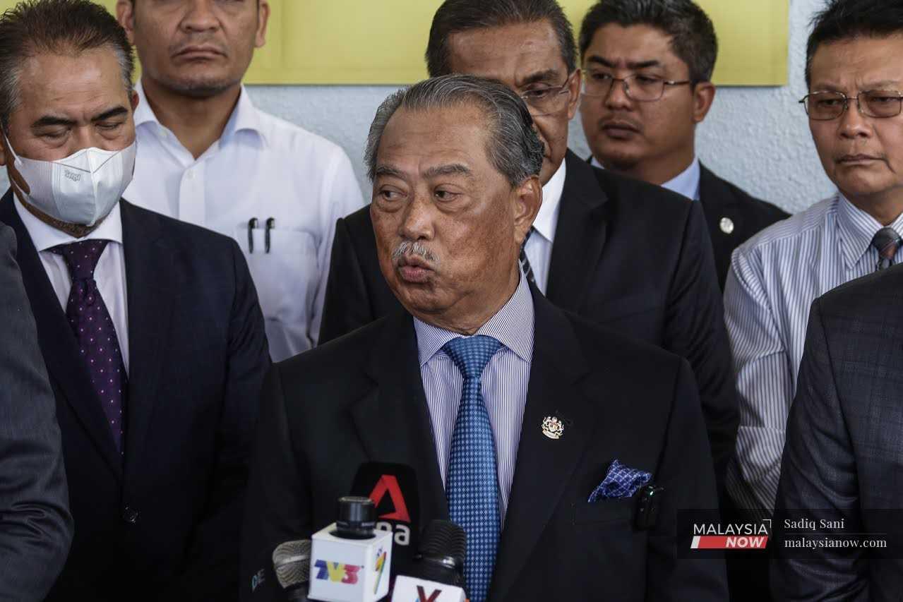 Perikatan Nasional chairman Muhyiddin Yassin.