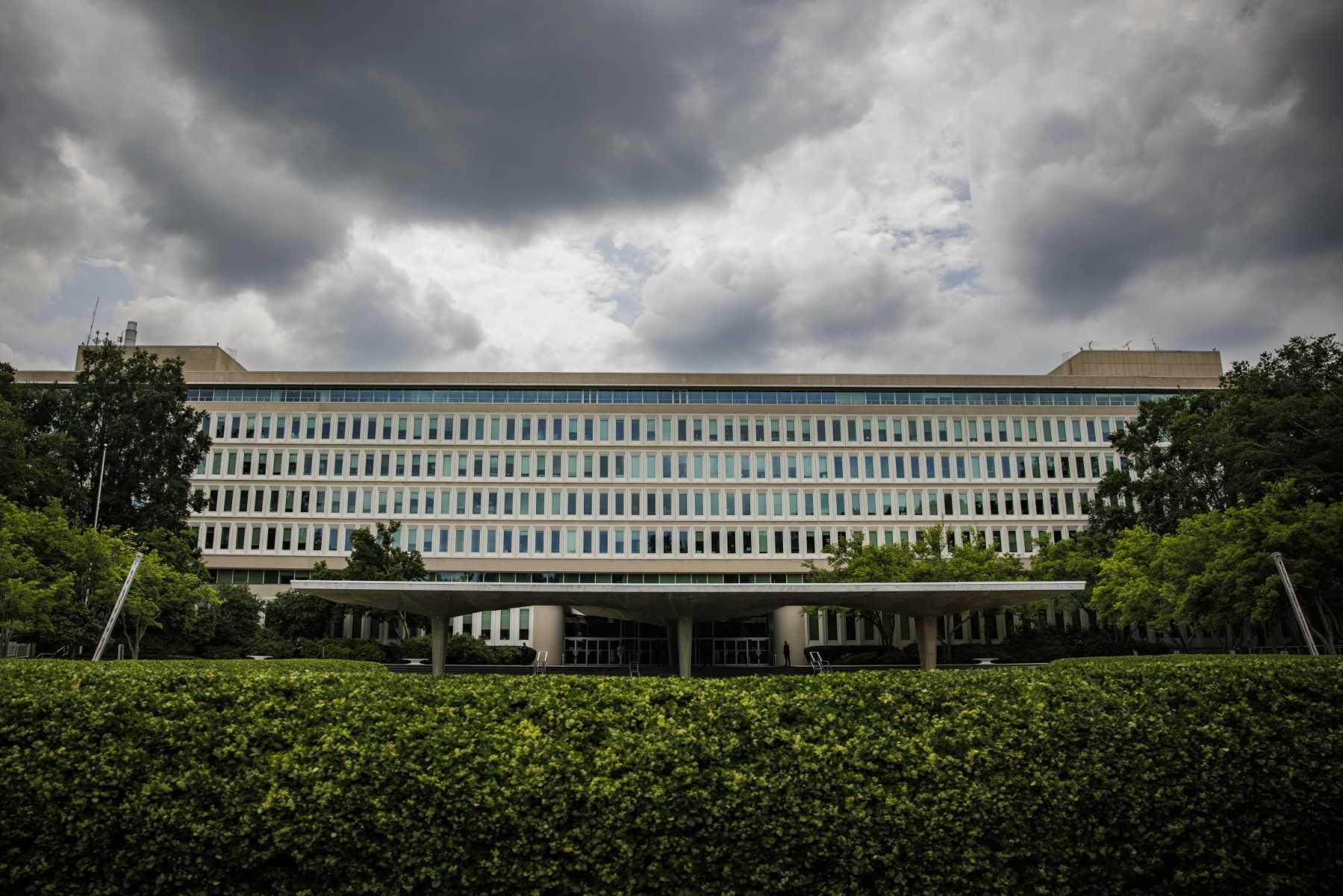 The Central Intelligence Agency headquarters are pictured in Langley, Virginia, on July 8, 2022. Photo: AFP 